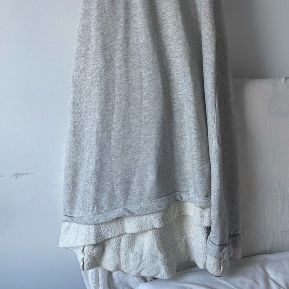 HACHE Gray French Terry Sweatshirt Dress S/M - Picture 5 of 6